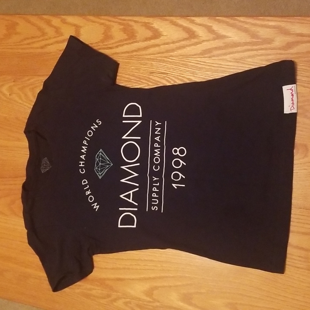 Diamond Supply Co XS navy blue t-shirt